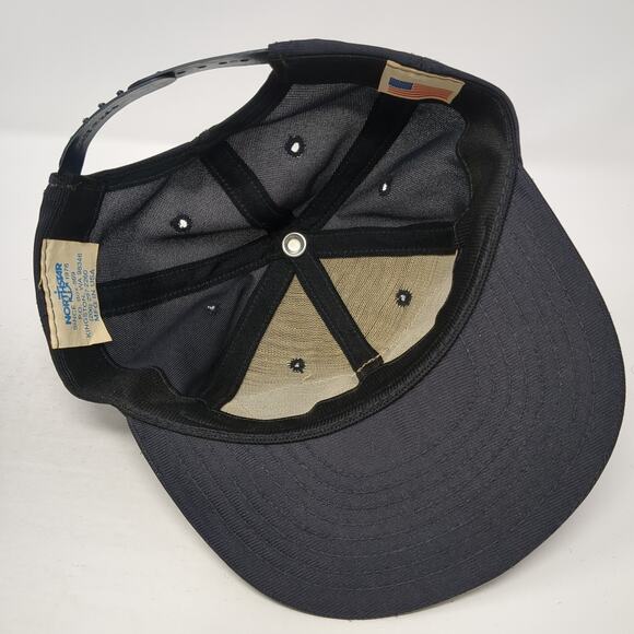 USS Long Beach CGN-9 Snapback Hat Blue One Size Adjustable Northstar - Picture 7 of 10